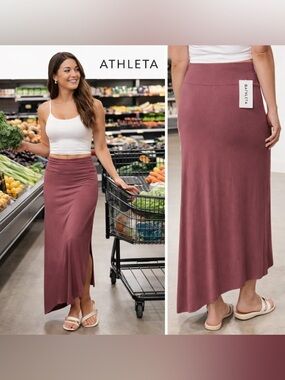Athleta Rosewood Maxi Skirt